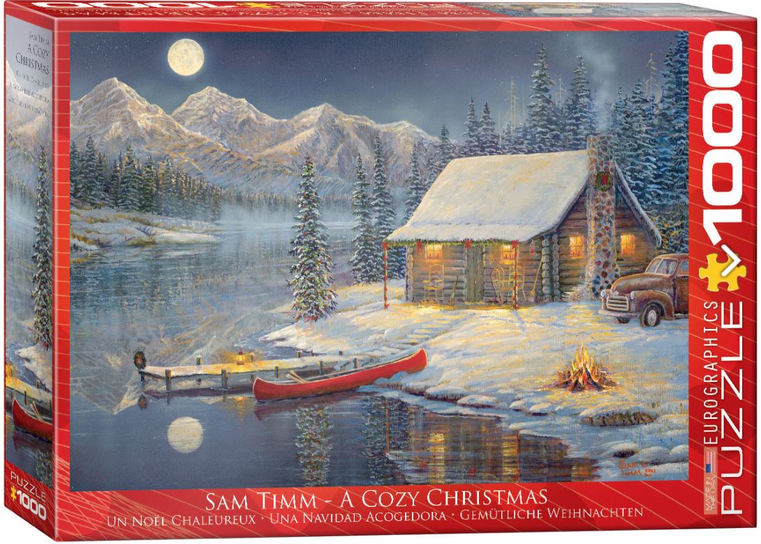 EUROGRAPHICS CASSE-TÊTE 1000 PIÈCES - UN NOËL CHALEUREUX (SAM TIMM)