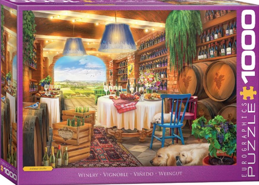 EUROGRAPHICS JIGSAW PUZZLE 1000 PIECES - VINEYARD #6000-5846