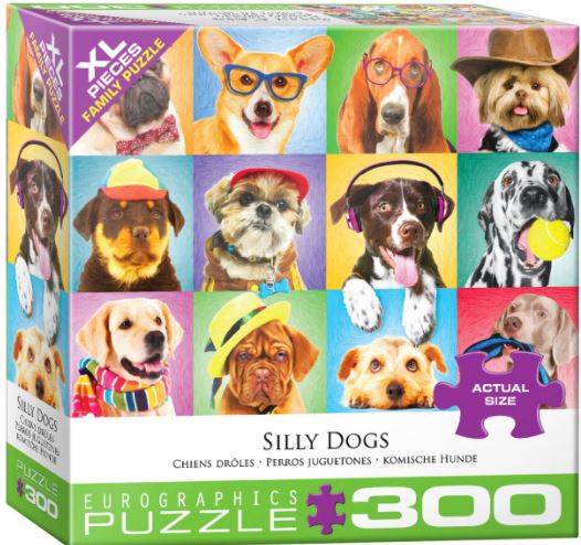 EUROGRAPHICS CASSE-TÊTE 300 LARGES PIÈCES - PORTRAITS DE CHIENS COSTUMÉS