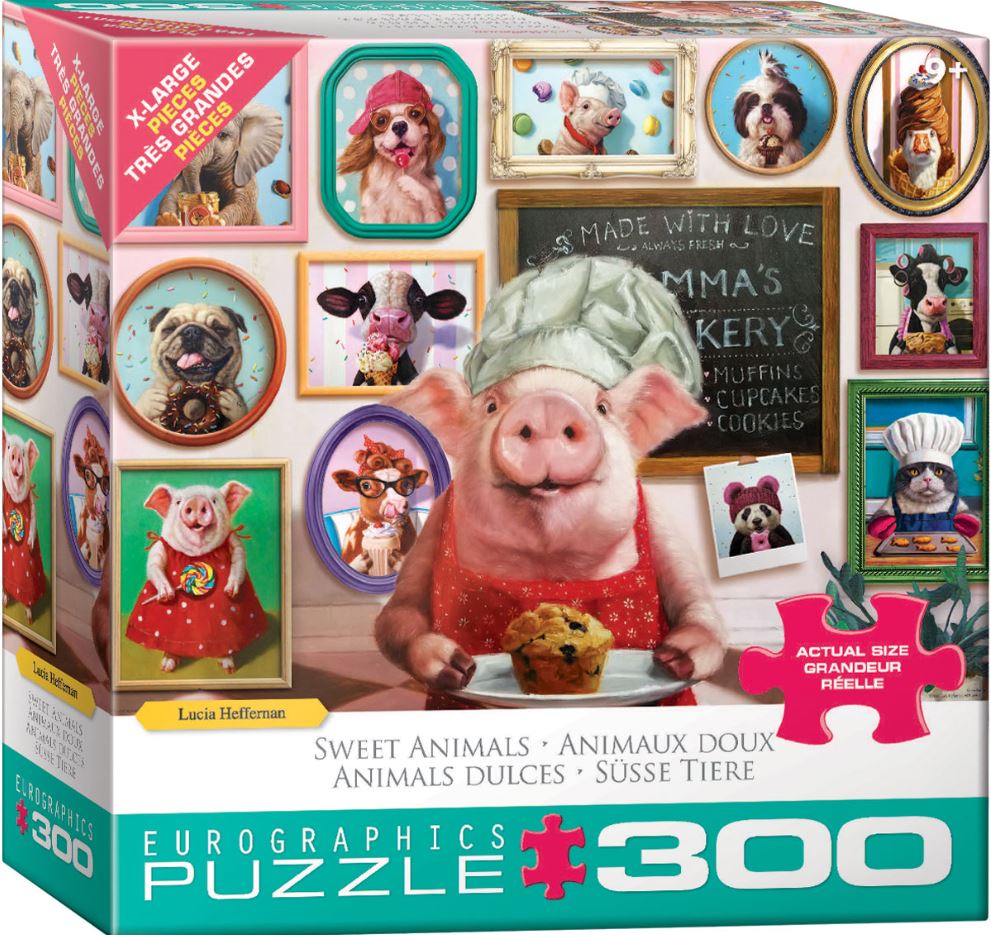 EUROGRAPHICS JIGSAW PUZZLE 300 PIECES - DELICIOUS TREATS