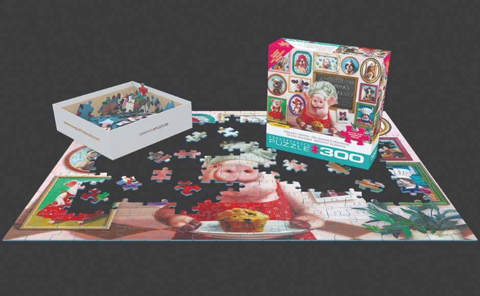 EUROGRAPHICS JIGSAW PUZZLE 300 PIECES - DELICIOUS TREATS