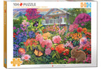 EUROGRAPHICS CASSE-TÊTE CONNEXION 104 PIÈCES - LE JARDIN DES LAPINS (BIGELOW ILLUSTRATIONS) #9704-0875-2