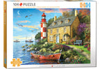 EUROGRAPHICS CASSE-TÊTE CONNEXION 104 PIÈCES - LE PHARE DU CHALET (DOMINIC DAVISON) #9704-0875