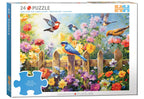 EUROGRAPHICS CASSE-TÊTE CONNEXION 24 PIÈCES - OISEAUX DE JARDIN JOUEURS #9724-0873