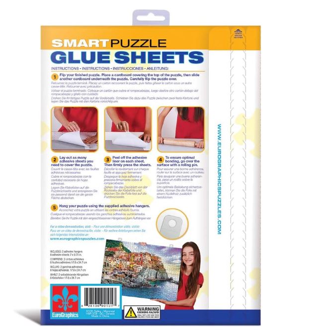 EUROGRAPHICS - FEUILLE DE COLLE SMART PUZZLE