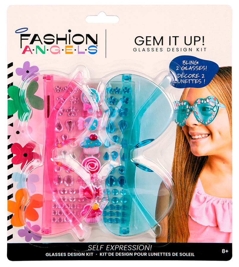 FASHION ANGELS - GEM IT UP! - KIT DE DESIGN POUR LUNETTES DE SOLEIL