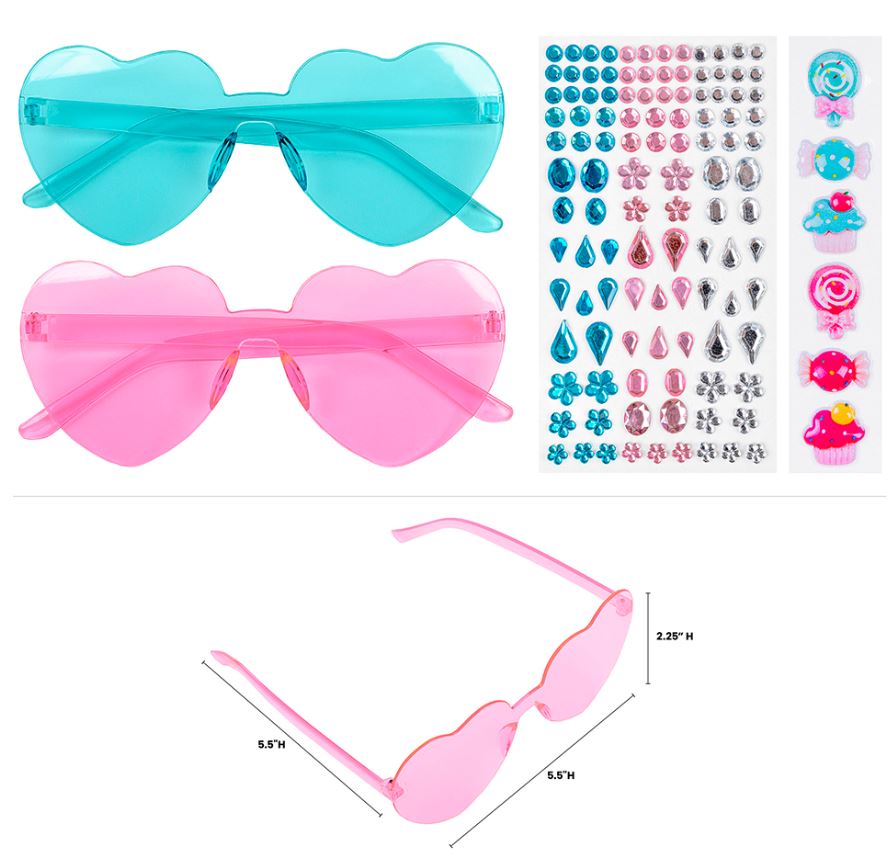FASHION ANGELS - GEM IT UP! - KIT DE DESIGN POUR LUNETTES DE SOLEIL