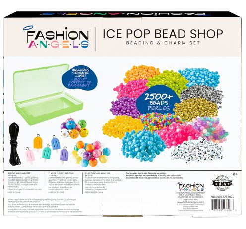 FASHION ANGELS - ICE POP BEAD SHOP - KIT DE PERLES ET DE BRELOQUES
