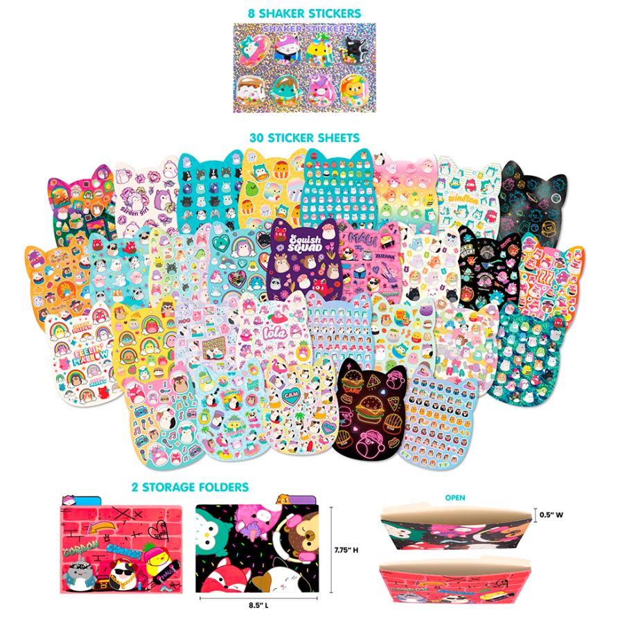 SQUISHMALLOWS - AUTOCOLLANTS ENSEMBLE DE GRAFFITIS
