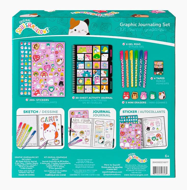SQUISHMALLOWS - KIT JOURNAL GRAPHIQUE