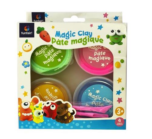 MAGIC CLAY - MAGIC DOUGH 4-COLOR SET