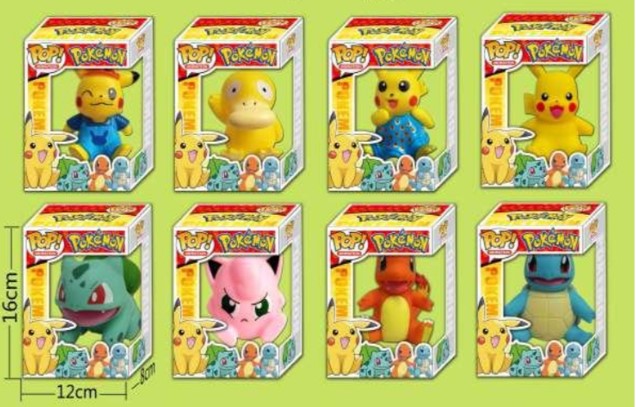 FIGURINE POKEMON (STYLE POP) ASST 2
