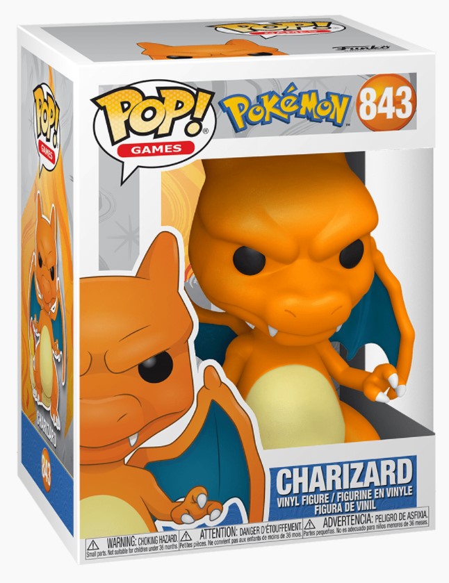 FIGURINE POP! - POKÉMON - CHARIZARD 3.75" #843