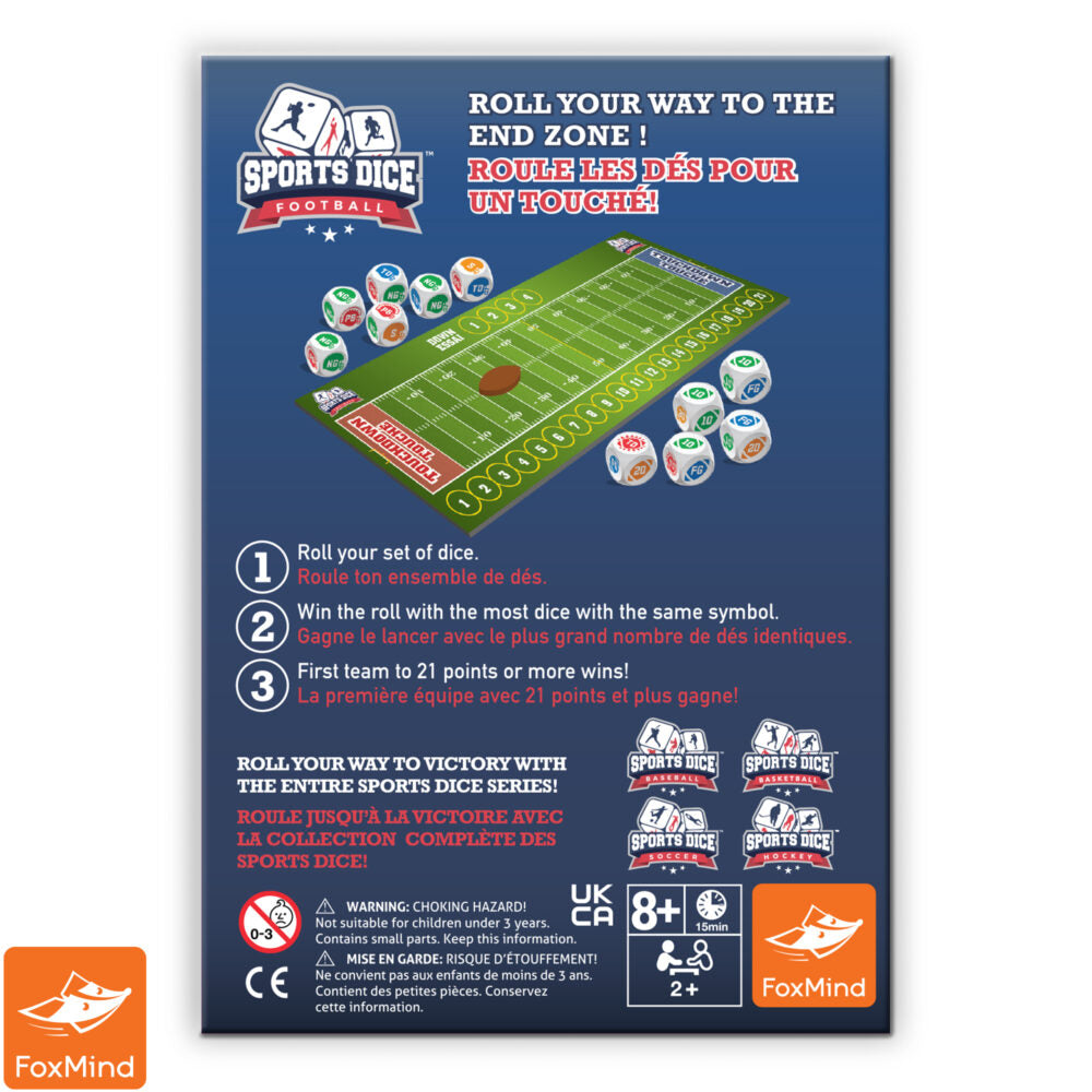 SPORTS DICE GAME - FOOTBALL (ML)