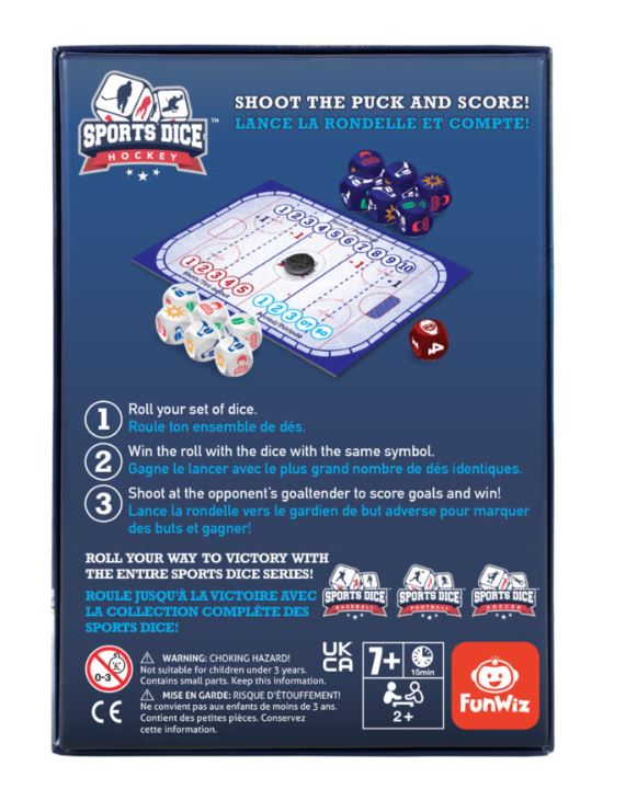 SPORTS DICE GAME - HOCKEY