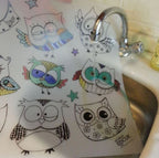 COLORING PLACEMAT - OWLS