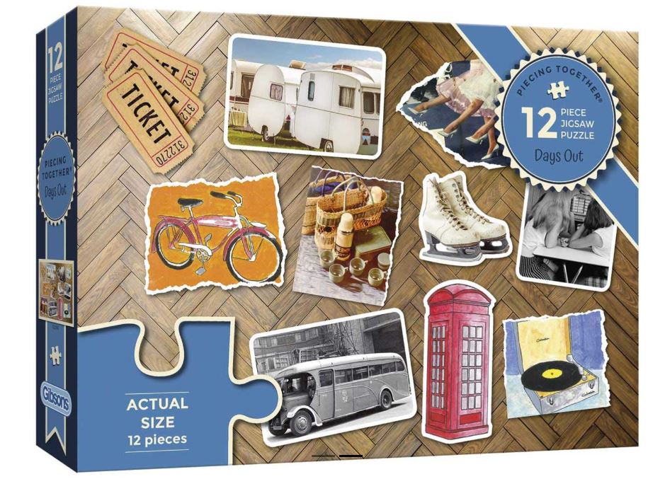 GIBSONS CASSE-TÊTE 12 PIÈCES XXL - SOUVENIRS DES ANNÉES PASSÉES #G2250