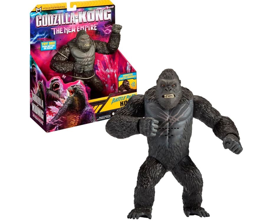 GODZILLA VS KONG LE NOUVEL EMPIRE - FIGURINE KONG 7" (AVEC SONS)