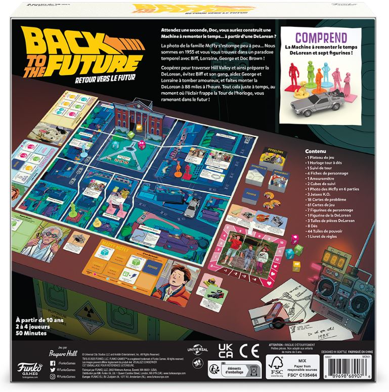 JEU BACK TO THE FUTURE - VOUS RAMENANT DANS LE TEMPS (VF)