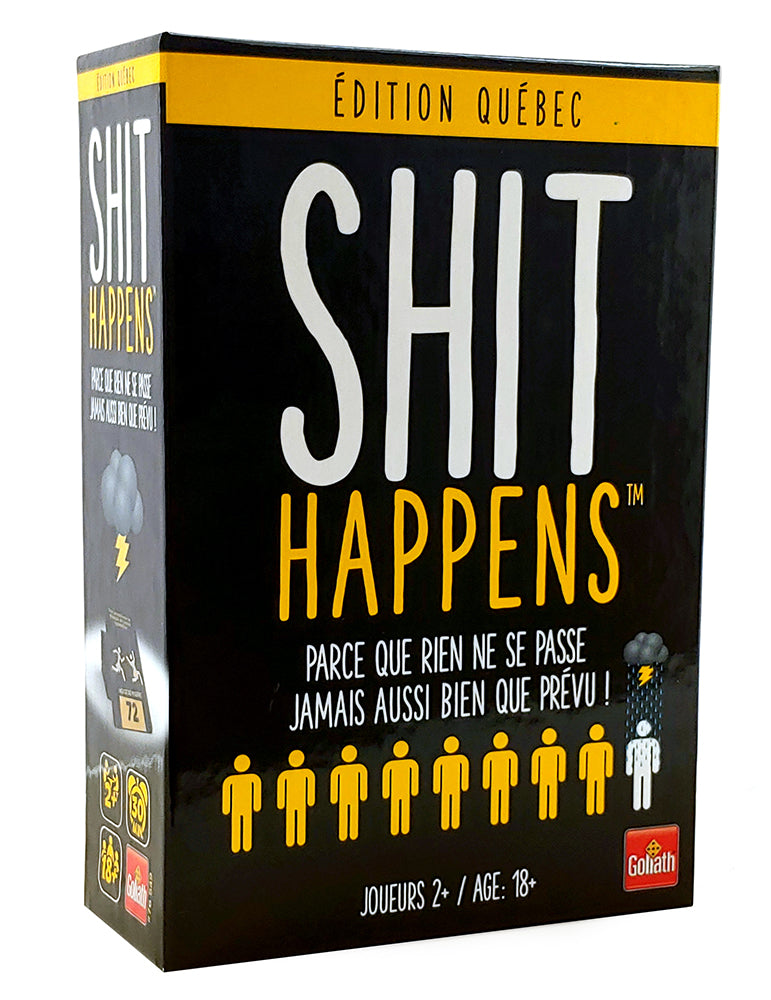 JEU SHIT HAPPENS ÉDITION QUÉBEC