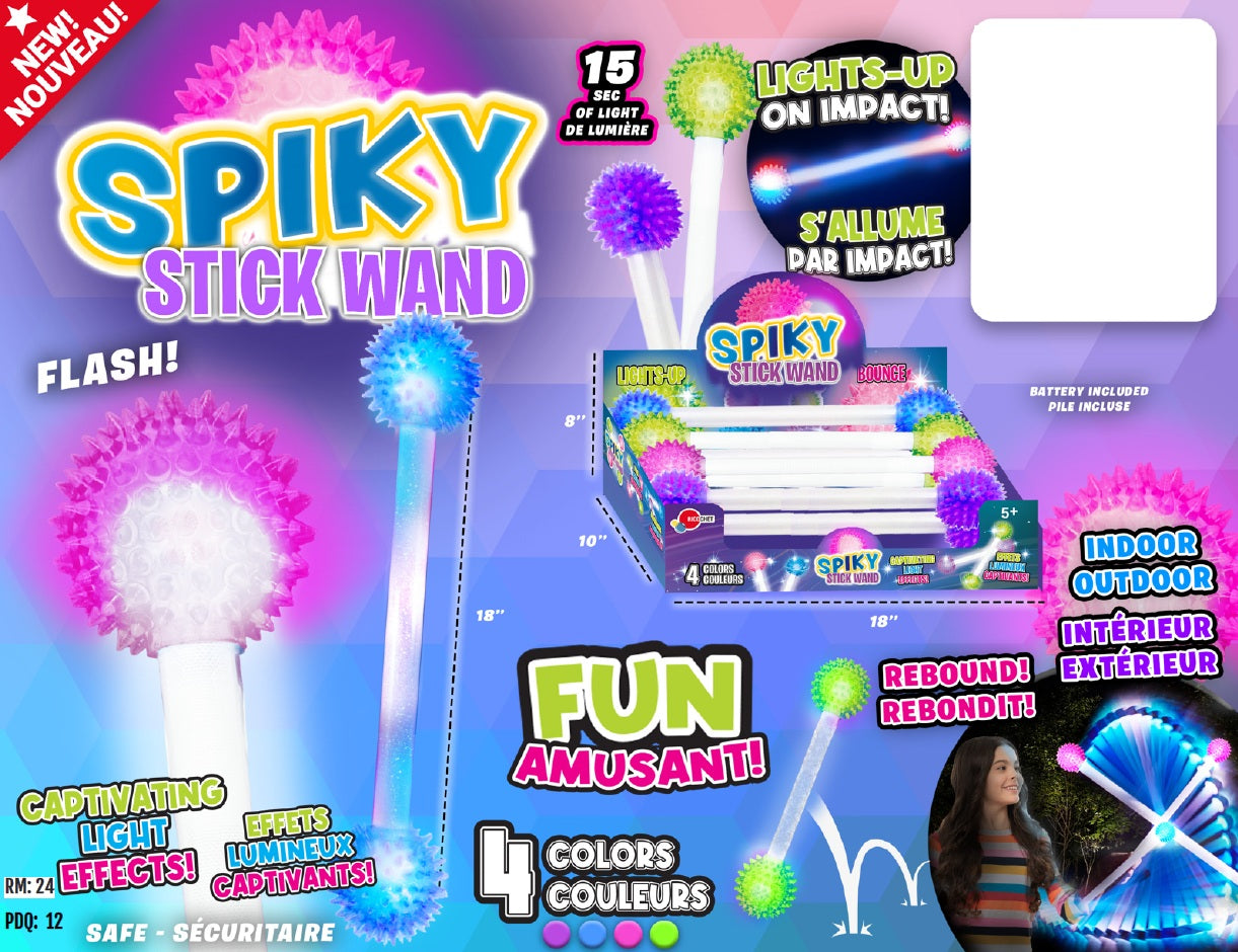 BOUNCY AND LIGHT-UP WAND ASST