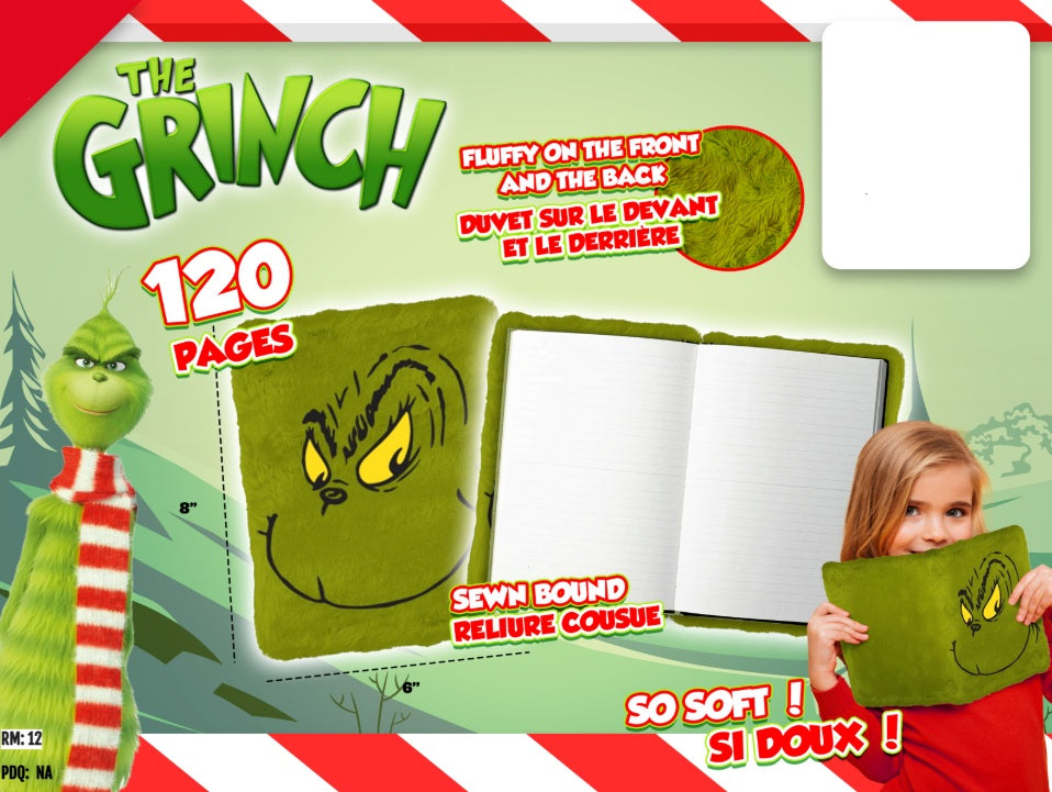 GRINCH PLUSH LOCKABLE DIARY