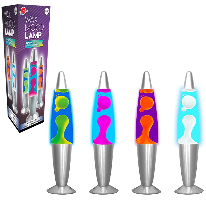 LAVA LAMP WAX MOOD 13.5" ASST