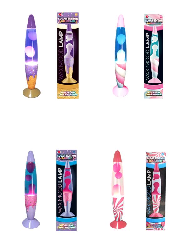 LAVA LAMP WAX MOOD SUCRÉES ASST (MOUVEMENTS)