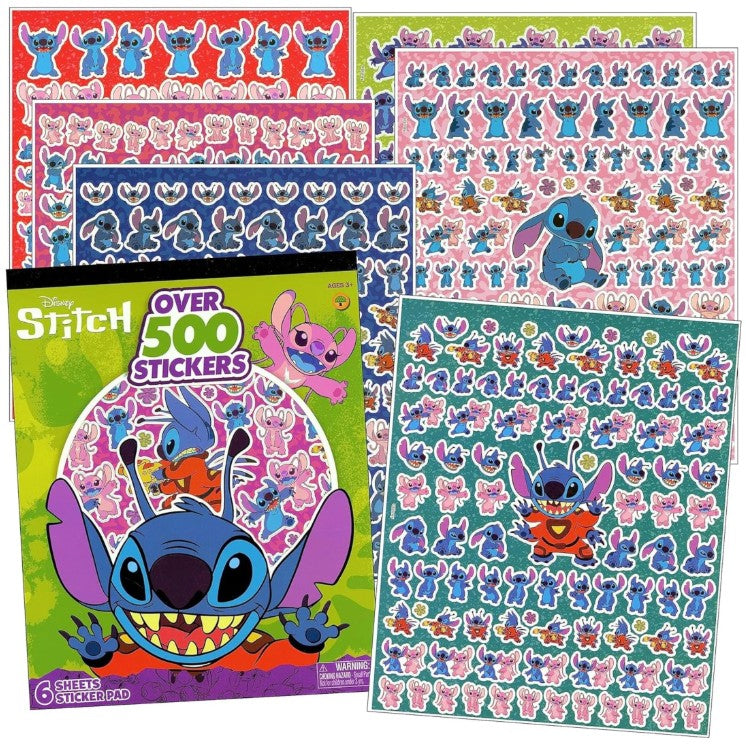 STITCH STICKER BOOK 8"X10" – 6 SHEETS