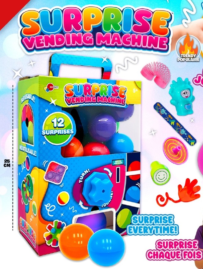 MACHINE DISTRIBUTRICE DE SURPRISES FIDGET (SAC-SURPRISE)