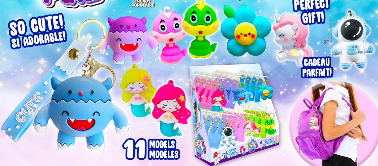 PORTE-CLÉS 3D PALZ MIGNON ASST