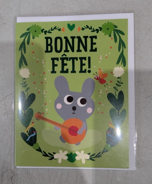CARTE D'ANNIVERSAIRE - BONNE FÊTE! - PARADE MUSICALE