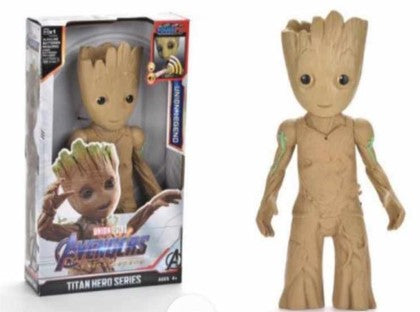 AVENGERS - TITAN HERO FIGURE - GROOT 12" SOUND AND LIGHT FIGURE