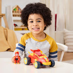 IRON MAN AND FRIENDS 2-IN-1 PLAYSET (ARMOR AND VEHICLE)
