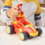 IRON MAN AND FRIENDS 2-IN-1 PLAYSET (ARMOR AND VEHICLE)
