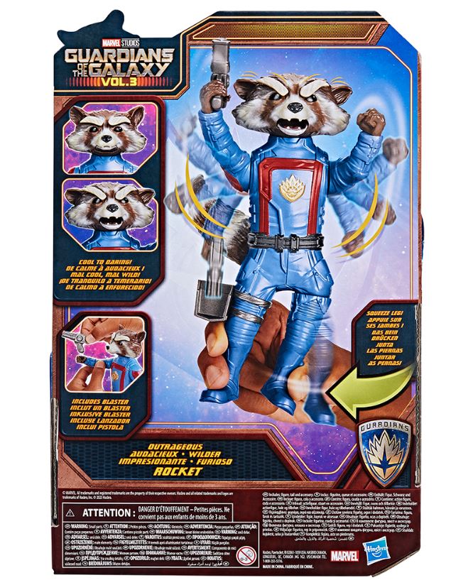 GUARDIANS OF THE GALAXY - ROCKET FEATURE FIGURE 20 CM
