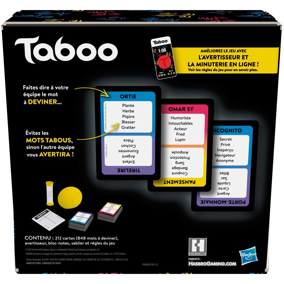 JEU TABOO - VF
