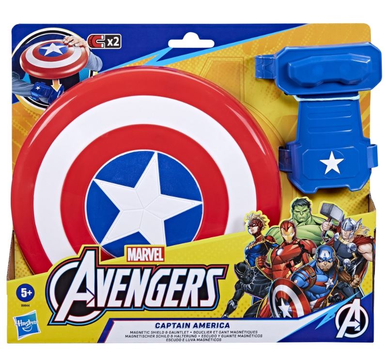 MARVEL AVENGERS BOUCLIER ET GANT MAGNÉTIQUES CAPTAIN AMERICA