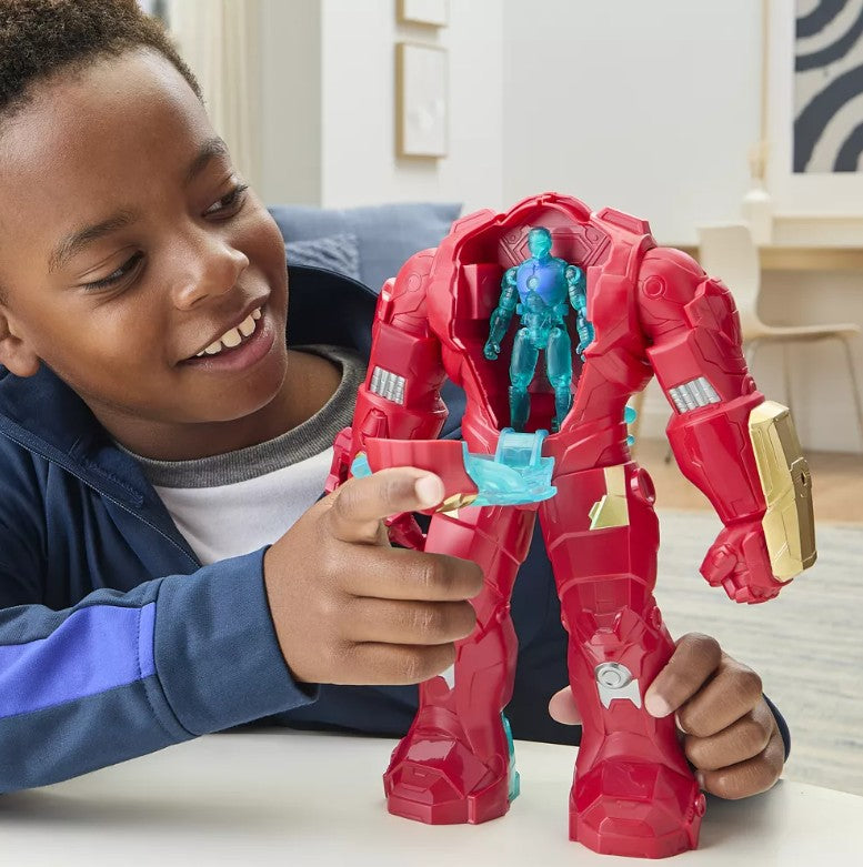 MARVEL - AVENGERS EPIC WORLD OF ACTION - COFFRET DE FIGURINE IRON MAN ET ARMURE HULKBUSTER