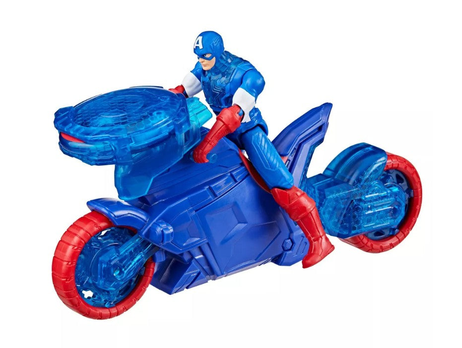 MARVEL AVENGERS - MOTO CAPITAINE AMERICA LANCE BOUCLIER (CAPTAIN AMERICA)