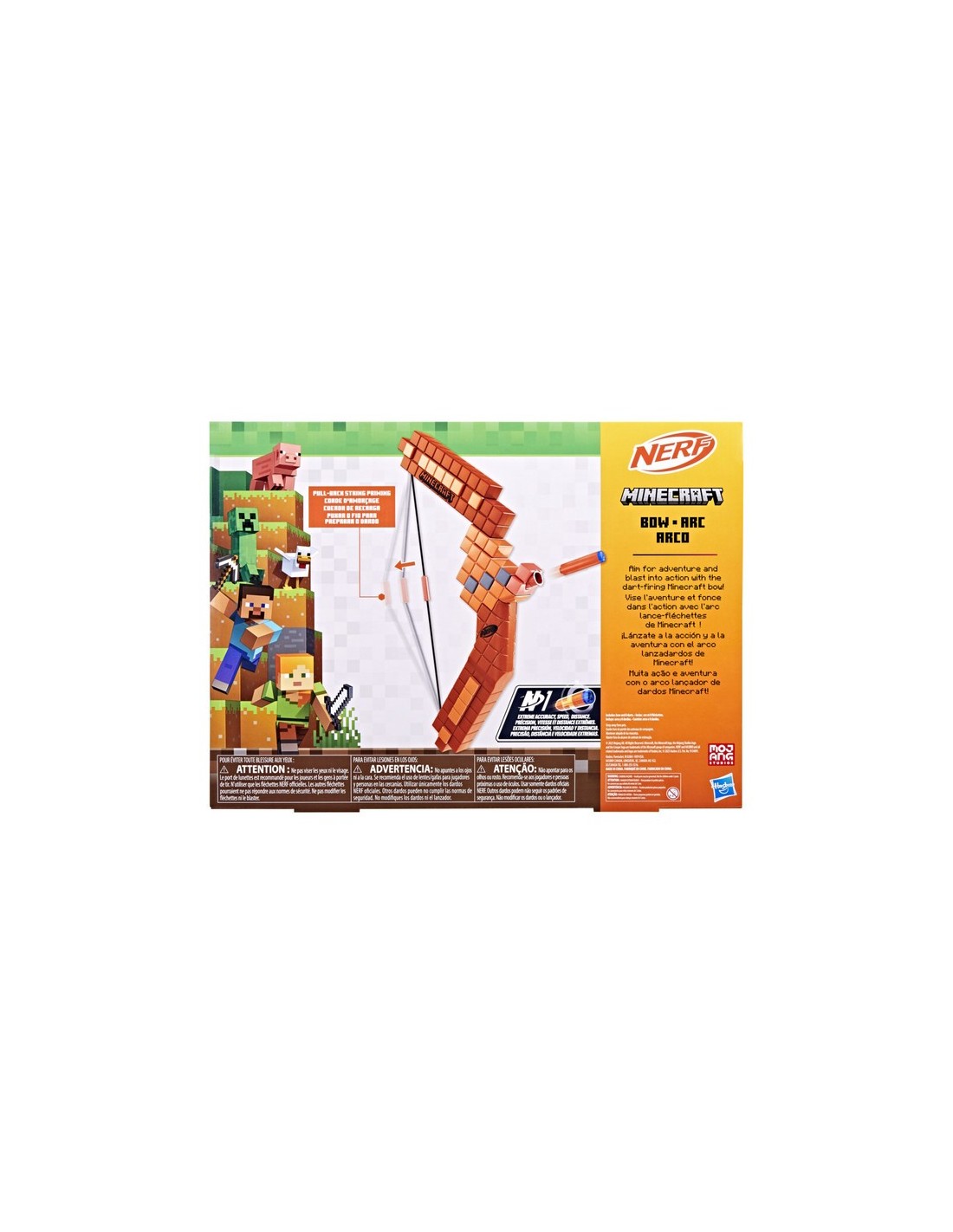 NERF MINECRAFT - ARC BLASTER À FLÉCHETTES