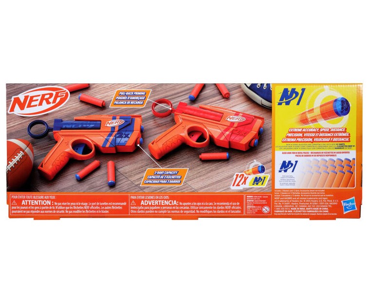 NERF N SERIES - WARD DUO PACK BLASTER À FLÉCHETTES