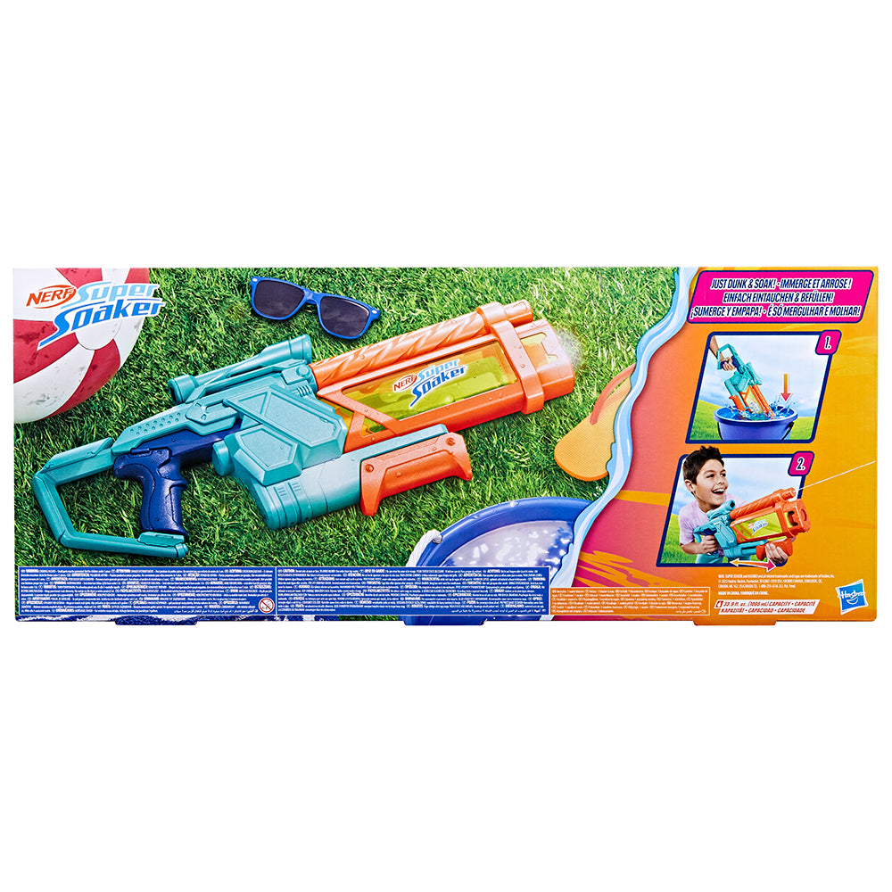 NERF SUPER SOAKER - MEGA DUNK-FILL BLASTER À EAU