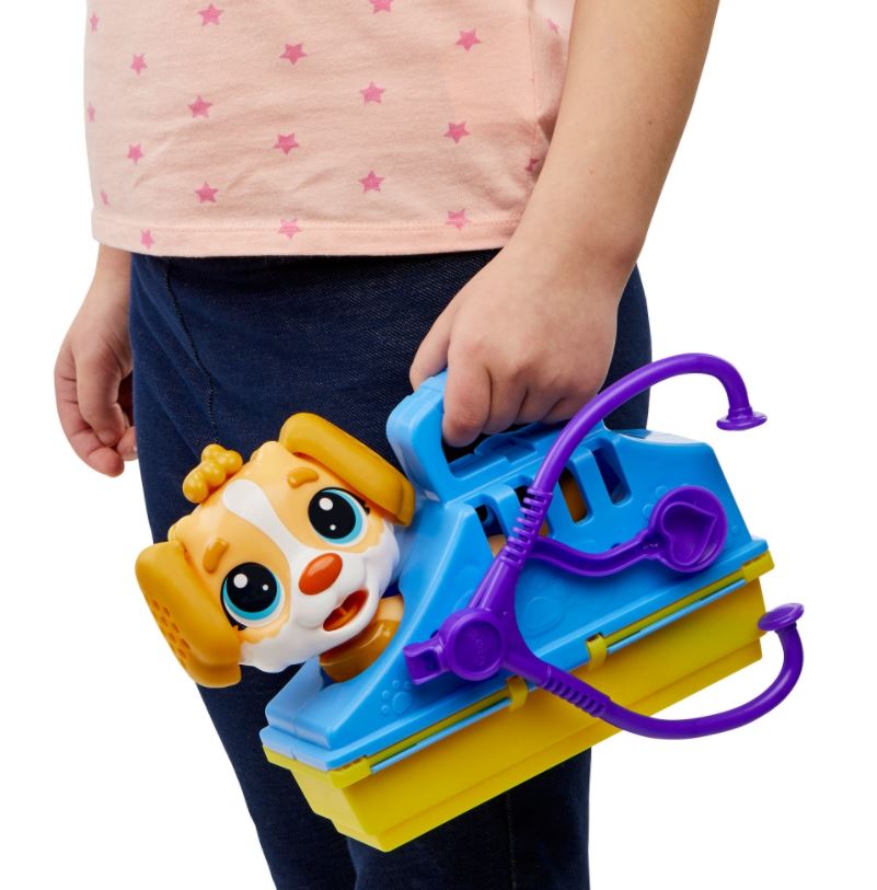 PLAY-DOH - COFFRET LE CABINET VÉTÉRINAIRE AVEC CHIEN ET MALLETTE DE RANGEMENT