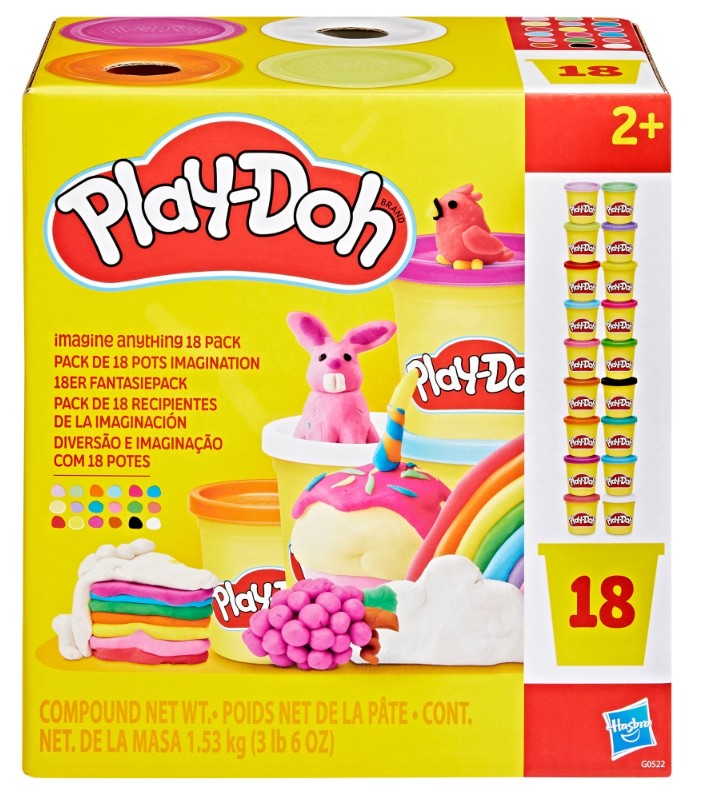PLAY-DOH PÂTE À MODELER - ENSEMBLE DE 18 POTS IMAGINATION
