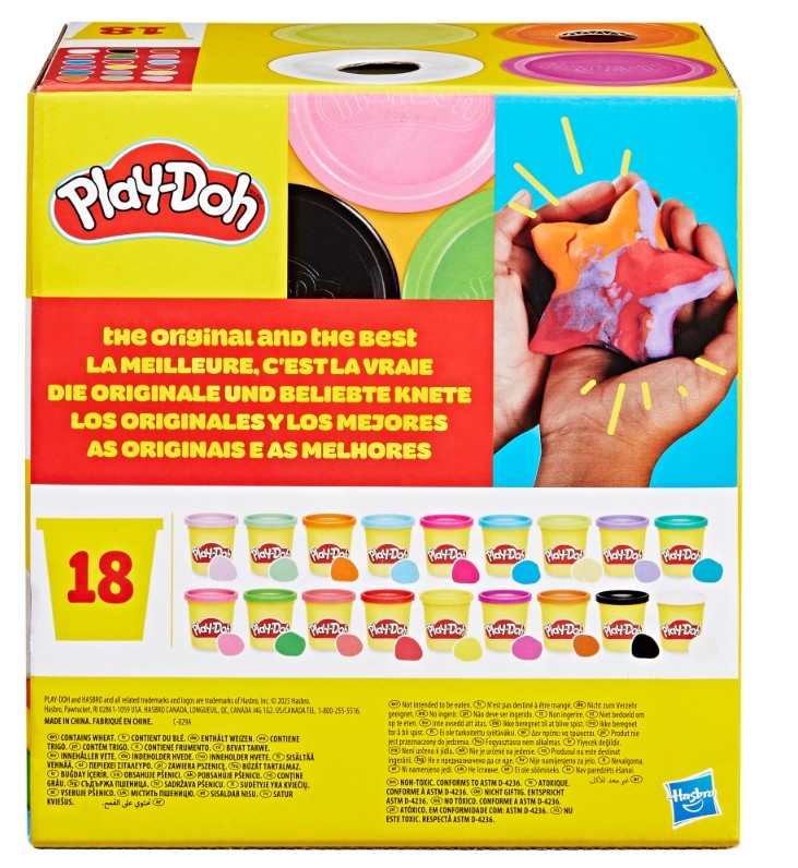 PLAY-DOH PÂTE À MODELER - ENSEMBLE DE 18 POTS IMAGINATION