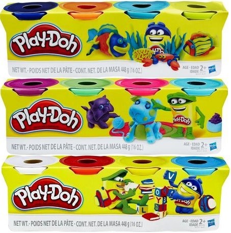 PLAY-DOH MODELING COMPOUND - CLASSIC COLOR 4-PACK ASST