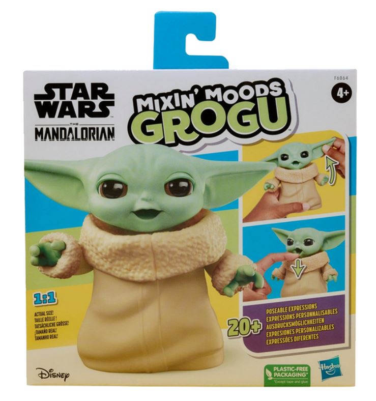 STAR WARS LE MANDALORIAN - FIGURINE GROGU - MIXER LES EXPRESSIONS FACIALES 5" (YODA)