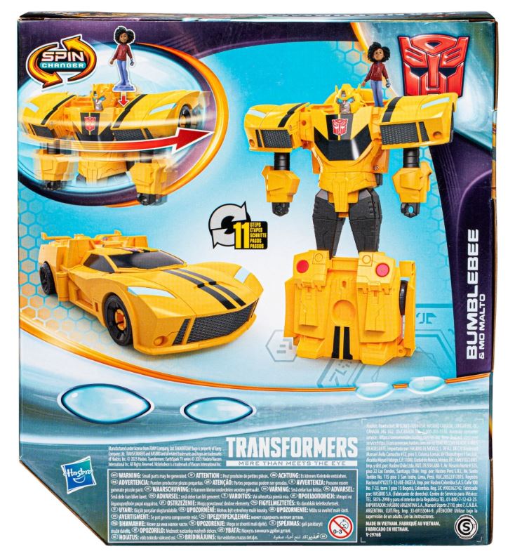 TRANSFORMERS EARTHSPARK - BUMBLEBEE ET MO MALTO