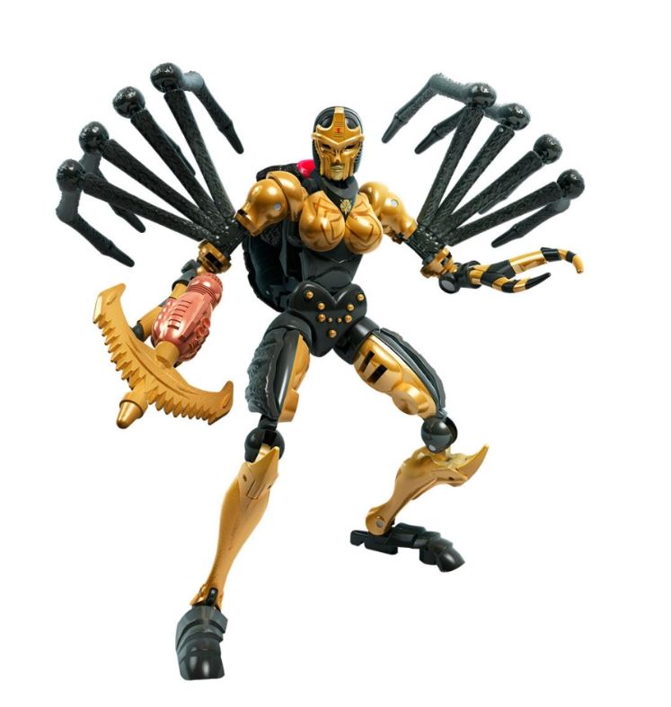 TRANSFORMERS GENERATIONS WAR FOR CYBERTRON KINGDOM - FIGURINE WFC-K5 BLACKARACHNIA DELUXE- ARAIGNÉE